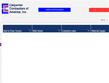 Tablet Screenshot of carpentercontractors.com